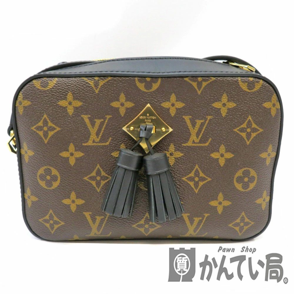 LOUIS VUITTON Saintonge Monogram Canvas Brown Shoulder Bag Camera